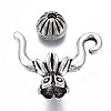 Tibetan Style Alloy Bead Frame PALLOY-Q441-079-RS-1