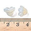Transparent Glass Beads Caps GLAA-B028-01K-3