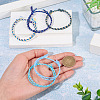 5Pcs 5 Colors Bohemian Cotton Cord Braided Bracelets BJEW-TA0001-27-5