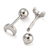 304 Stainless Steel Ear Plug Gauges EJEW-B066-01C-P-2