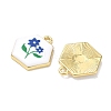 Printed Brass Pendants KK-CBAF9BC-14G-03-2