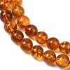 Natural Amber Beads Strands G-L095-B01-8mm-03-4