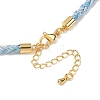 3.5MM Round Nylon Cotton Cord Necklace Making NJEW-C106-03G-11-3