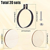 20 Boxs Wood Embroidery Hoops EMBR-SC0001-04C-2