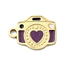 304 Stainless Steel Enamel Charms STAS-I336-04G-01-1