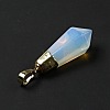 Opalite Pointed Pendants G-P474-02G-02-4