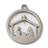 Non-Tarnish Christmas 201 Stainless Steel Pendants STAS-D053-04P-1