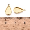 304 Stainless Steel Pendant Cabochon Component STAS-Q113-23B-G-3