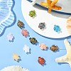 12Pcs 12 Colors Handmade Lampwork Beads LAMP-CJ0002-46-6