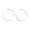 Brass Hoop Earring Findings KK-R112-038D-1