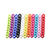 Handmade Opaque Acrylic Curb Chains AJEW-JB00564-1