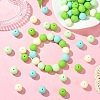 Rubberized Style Opaque Acrylic Beads LS-MACR-CJC0009-02C-6