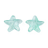 Transparent Spray Painted Glass Beads LS-X-GLAA-N035-027-C01-2