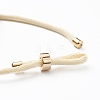 Braided Nylon Cord Bracelet Making MAK-A017-D02-08G-3