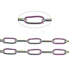 Ion Plating(IP) 304 Stainless Steel Paperclip Chains CHS-F010-01B-MC-01-1