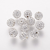 Polymer Clay Rhinestone Beads X-RB-K050-8mm-C31-1
