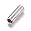 304 Stainless Steel Magnetic Clasps with Glue-in Ends STAS-K006-07C-3