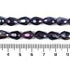 Transparent Electroplate Glass Beads Strands LS-EGLA-N013-T4mm-B06-4