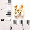 Brass Micro Pave Cubic Zirconia Charms KK-N254-217G-N-3