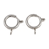 304 Stainless Steel Spring Ring Clasps STAS-B095-05G-P-1