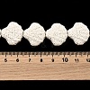 Dyed Natural Lava Rock Beads Strands G-A264-A04-01D-4
