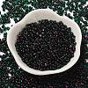 Spray Painted Glass Seed Beads SEED-F005-10A-03-2