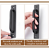20Pcs Self-adhesive Aluminium Alloy Door Knobs FIND-WA0001-04-3