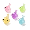 Transparent Resin Sea Animal 3D Dolphin Ornament RESI-B027-07-1