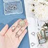 GOMAKERER 24Pcs 4 Styles 304 Stainless Steel Spring Ring Clasps STAS-GO0001-22-3