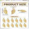 200Pcs Alloy Charms FIND-LP0002-71-2
