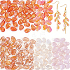 140Pcs 7 Style Transparent Spray Painted Glass Charms GLAA-GA0001-86-1