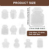 2 Styles Waterproof Self Adhesive Stamping Stickers Sets DIY-CP0011-05D-2
