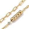 304 Stainless Steel Multi-Strand Chain Bracelets BJEW-H618-19G-2