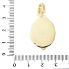 Brass Enamel Pendants KK-F886-03G-07-3