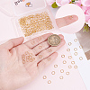 200Pcs 304 Stainless Steel Round Rings STAS-BBC0010-21A-3