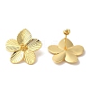 Rack Plating Brass Stud Earrings EJEW-B062-18G-2