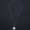 Non-Tarnish 201 Stainless Steel Pendants Necklaces LS-NJEW-S105-JN682-45-1-2