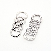 Alloy 8-shaped Links PALLOY-WH0076-01AS-1