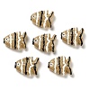 Painted Glass Beads X1-LAMP-I032-01E-1