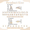 36Pcs 36 Styles Alloy Pendants ALRI-WR0001-01-2
