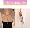 14Pcs 7 Colors Natural & Synthetic Gemstone Dream Catcher Pendants PALLOY-CJ00165-7