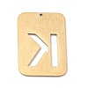 Ion Plating(IP) 304 Stainless Steel Pendants STAS-K216-49K-G-4