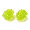 Semi-stereoscopic Transparent Resin Cabochons RESI-G072-01G-2