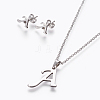 304 Stainless Steel Jewelry Sets SJEW-L141-052A-1