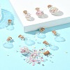 12Pcs 3 Styles Glass Bottles AJEW-FS0001-20-9