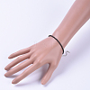 Natural Obsidian Bead Bracelets X-BJEW-JB04555-07-4
