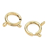 Brass Spring Ring Clasps KK-CBA1AE8-05E-G-2