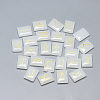 Spray Painted Glass Cabochons G-T122-27I-1