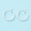 925 Sterling Silver Hoop Earrings STER-P047-13B-S-2