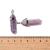 Natural Lepidolite Pointed Pendants G-G025-01P-30-3